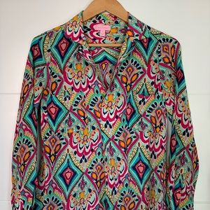 Lilly Pulitzer Boston Top in ‘Crown Jewels’  (Size S)